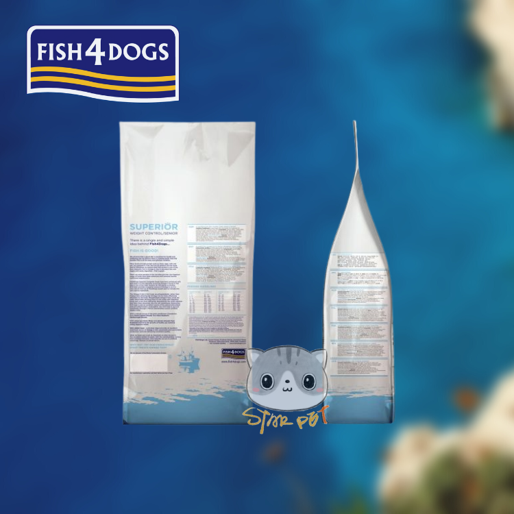 Superior Fish4Dogs Weight Control - Large Bites 12kg