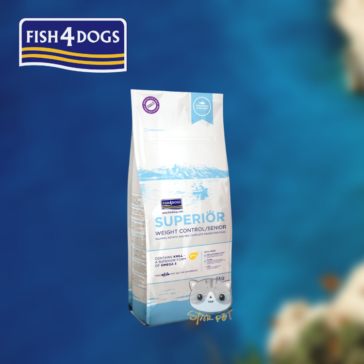 Superior Fish4Dogs Weight Control - Large Bites 12kg
