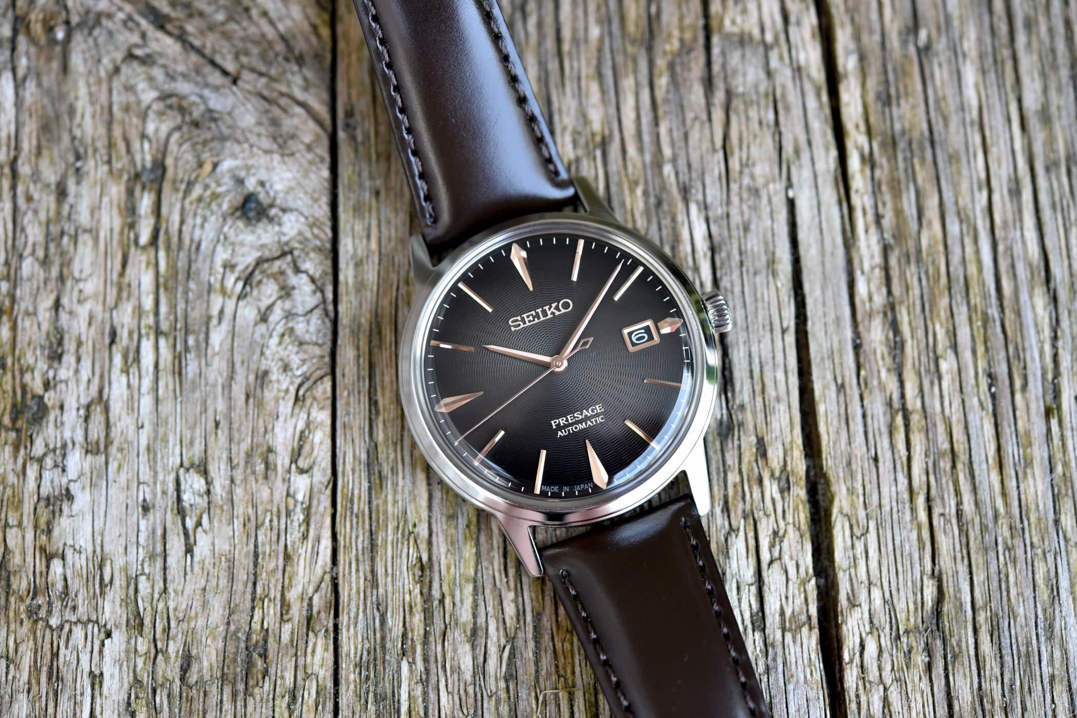 萬年鐘錶 - SEIKO Presage  愛爾蘭咖啡調酒經典機械錶  SRPJ17J1 /  4R35-05E0J  錶徑39.5MM