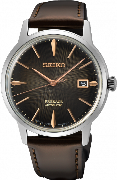 萬年鐘錶 - SEIKO Presage  愛爾蘭咖啡調酒經典機械錶  SRPJ17J1 /  4R35-05E0J  錶徑39.5MM