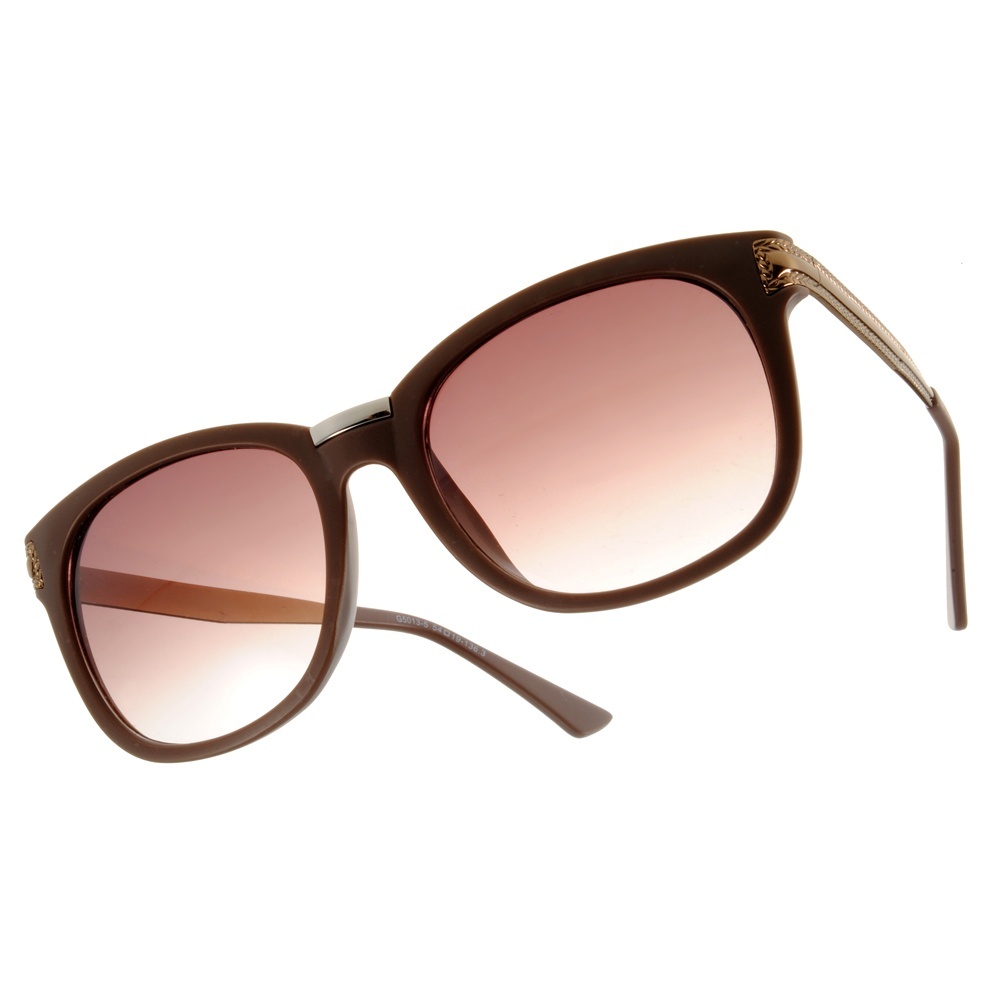 【EJING】EJG5013 (二色) 奢華皇室巴洛克雕花款 方框太陽眼鏡