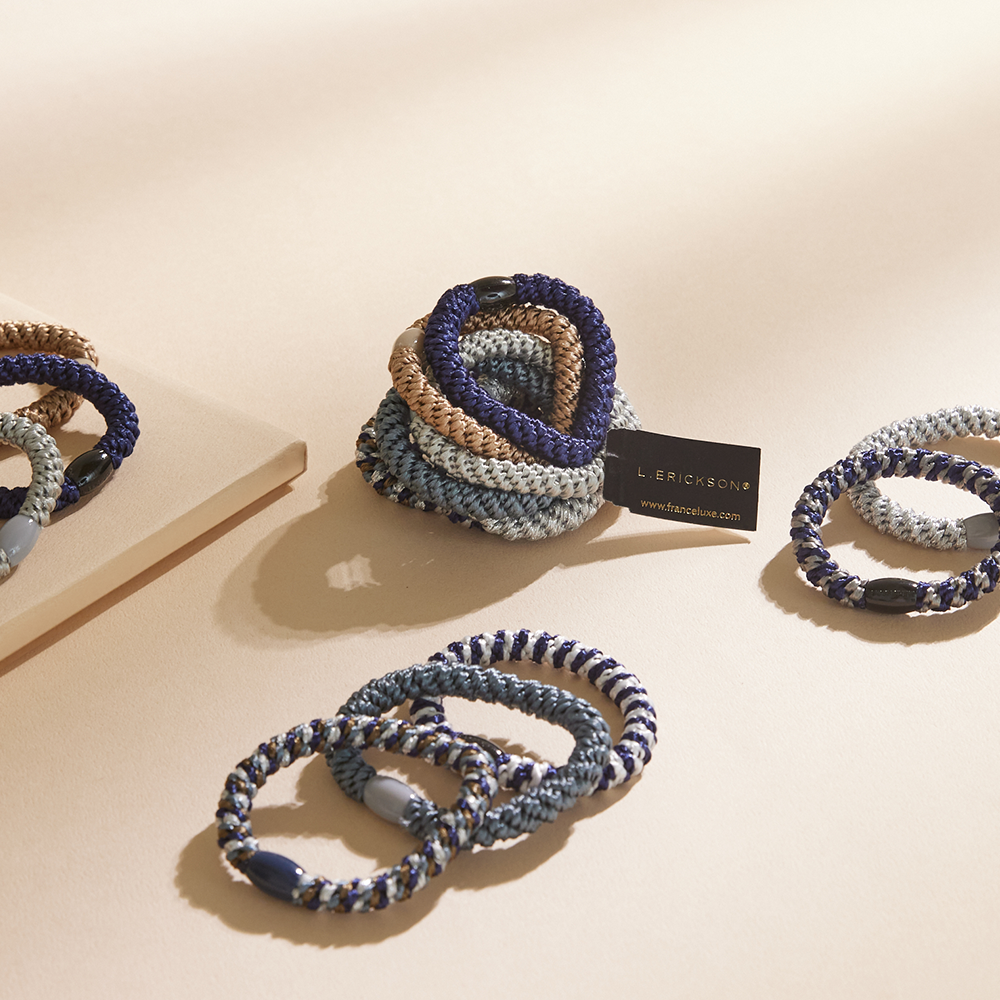 L. ERICKSON 彈力髮圈8入-粗版〈小水手〉