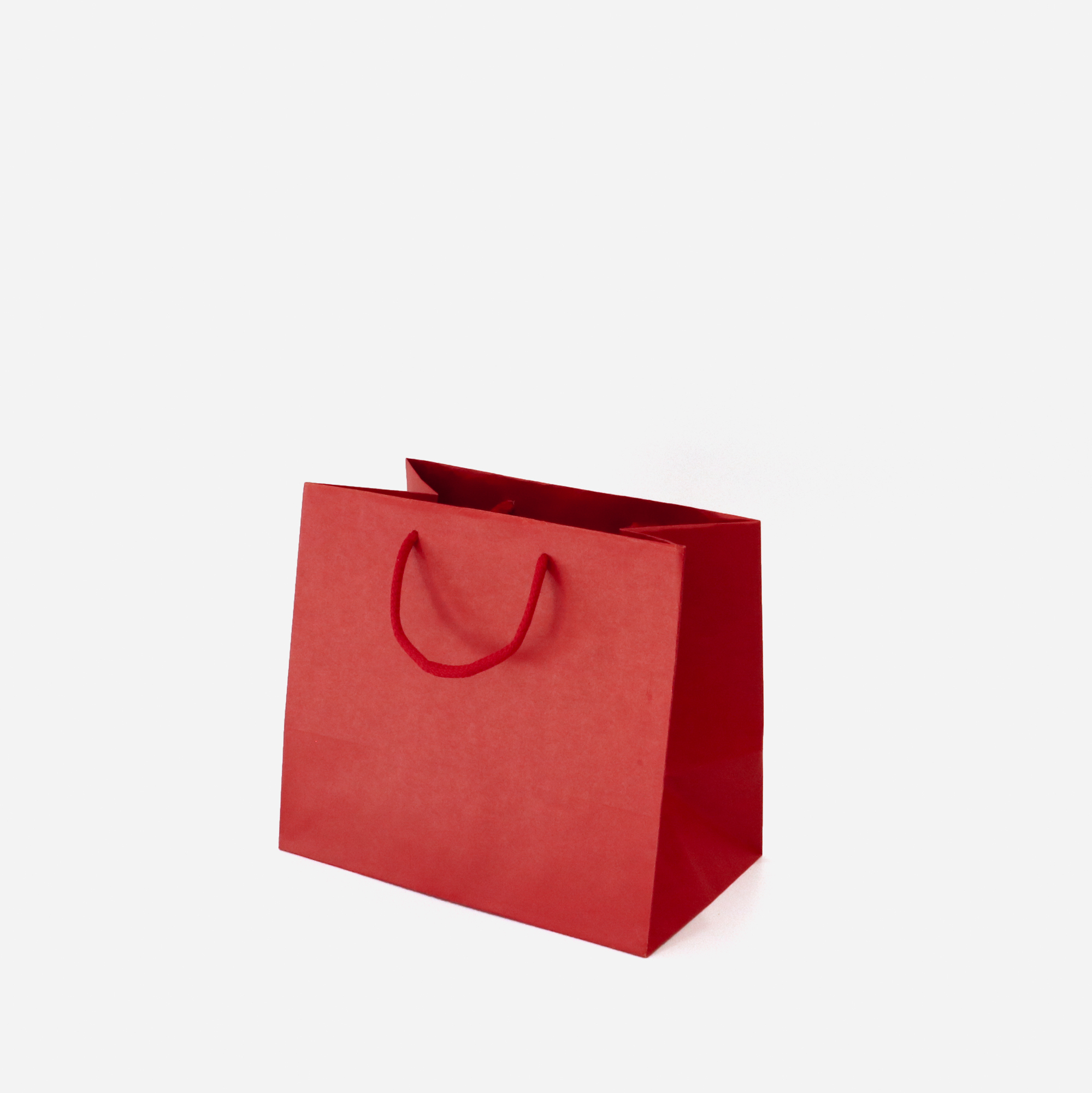 棉繩牛皮提袋｜3KS｜嫣紅