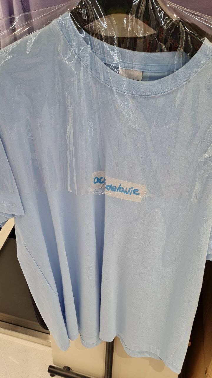 [S] ADLV TEDDY BEAR COLLAGE T-SHIRT, BLUE, ADLV22SS-SSTBCG-SBL (SAV39)