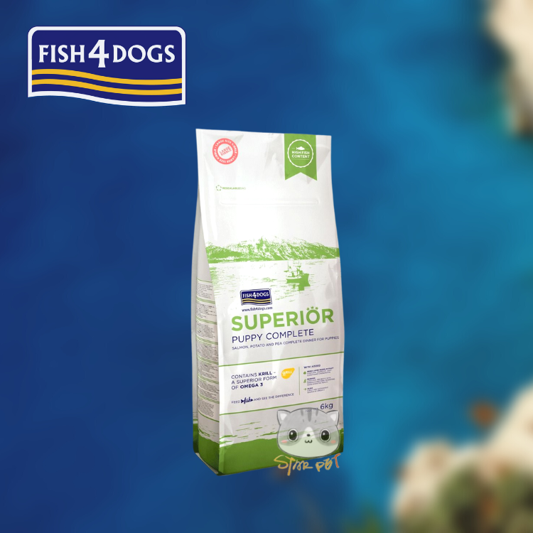 Superior Fish4Dogs - Salmon for Puppies (Small Bites) 6kg