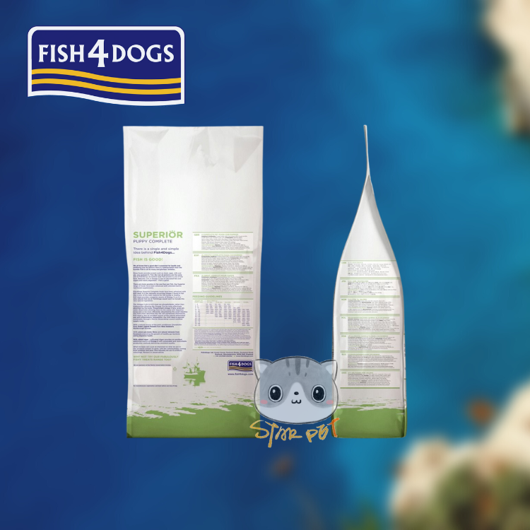 Superior Fish4Dogs - Salmon for Puppies (Small Bites) 6kg