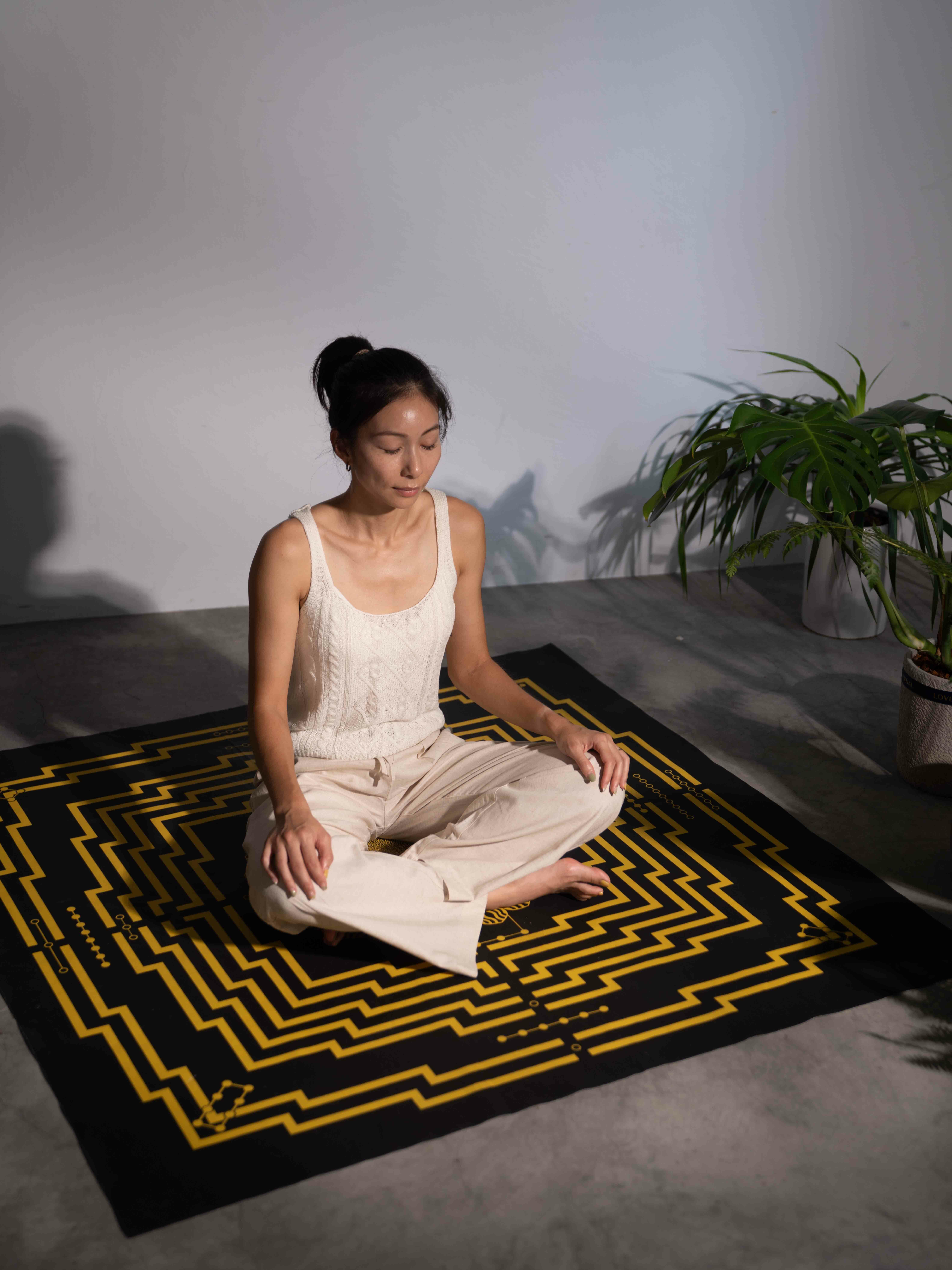 【Muni】河洛牟尼花畫布 135*135cm