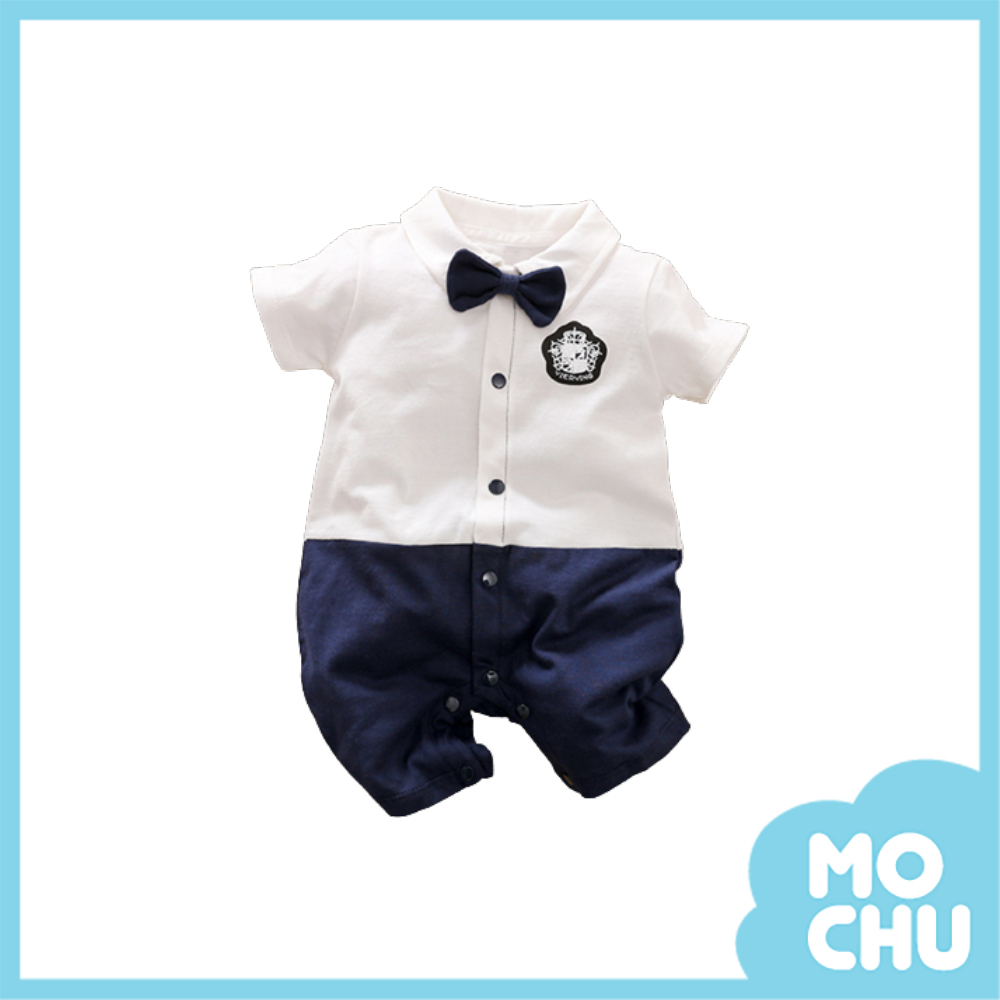 徽章小紳士連身衣