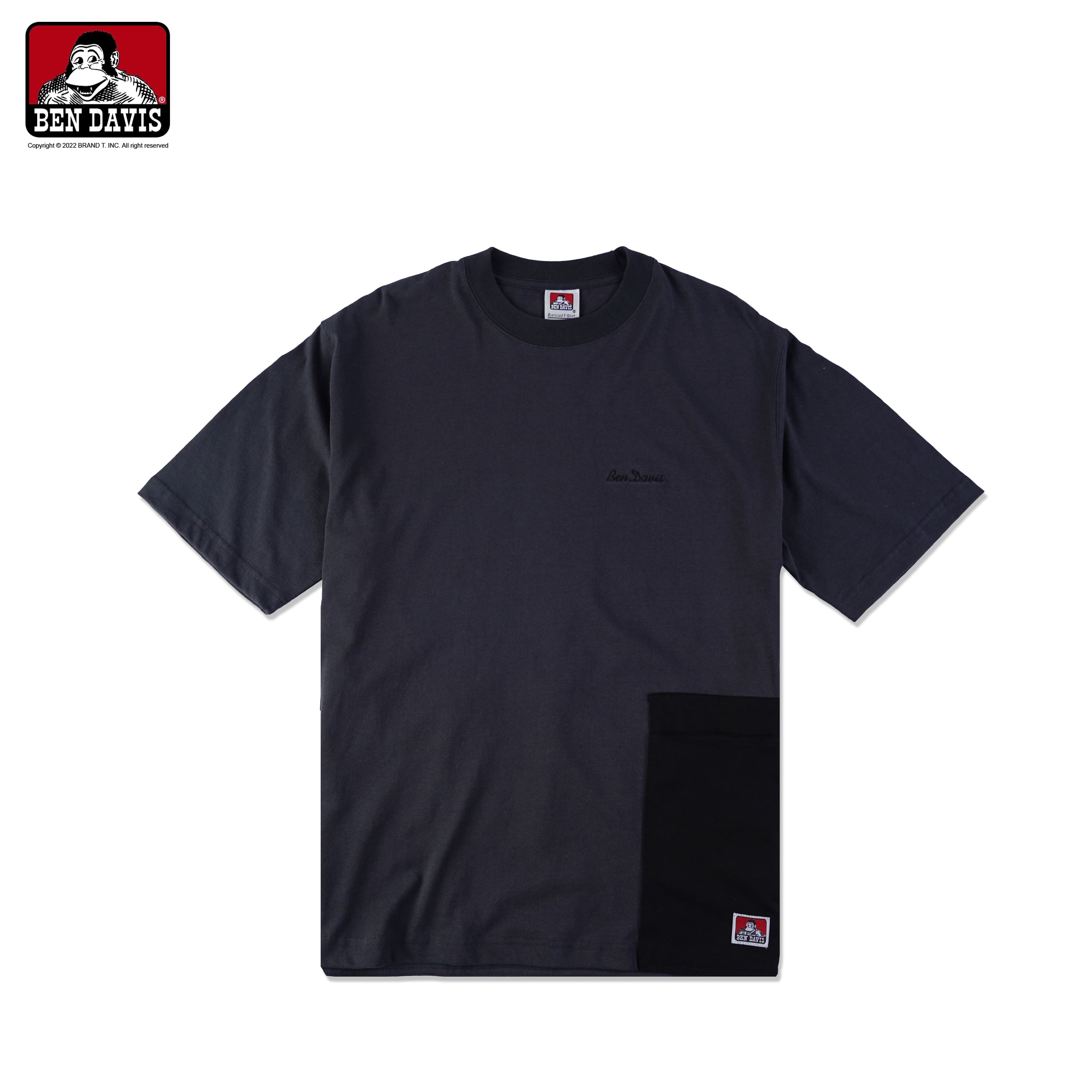 【 BEN DAVIS | 拼接大口袋寬鬆短TEE - 2色 】