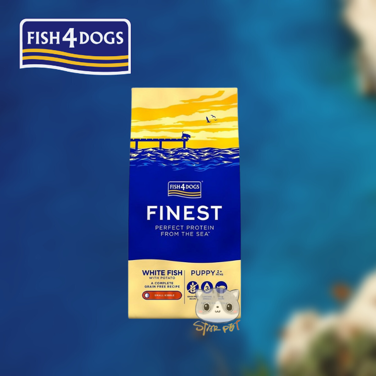 Finest Fish4Dogs Whit Fish with Potato - Puppies Small Bites 12kg
