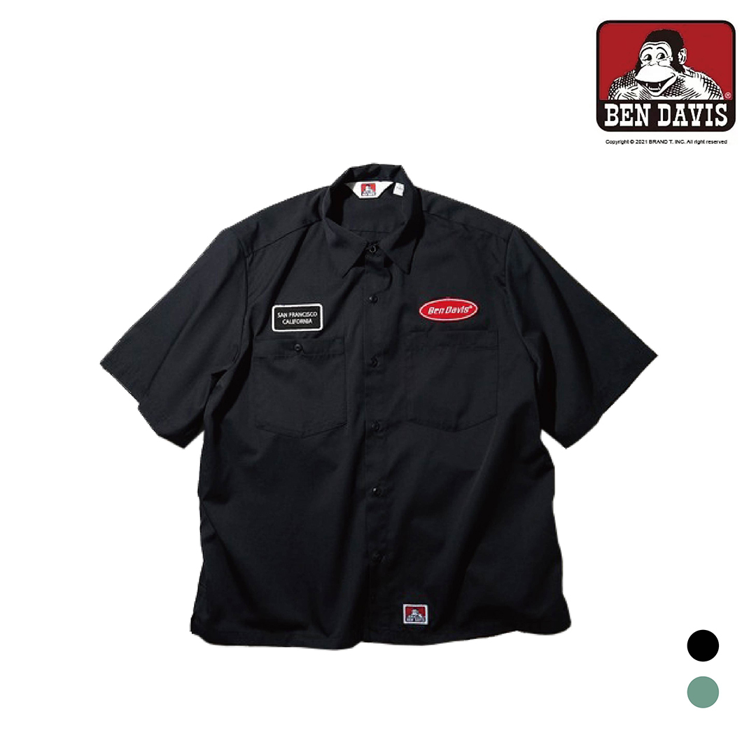 【 BEN DAVIS | 貼布口袋短袖襯衫 - 2色 】