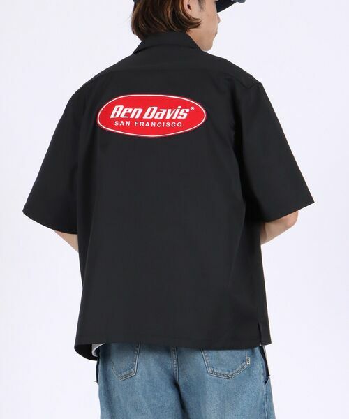 【 BEN DAVIS | 貼布口袋短袖襯衫 - 2色 】