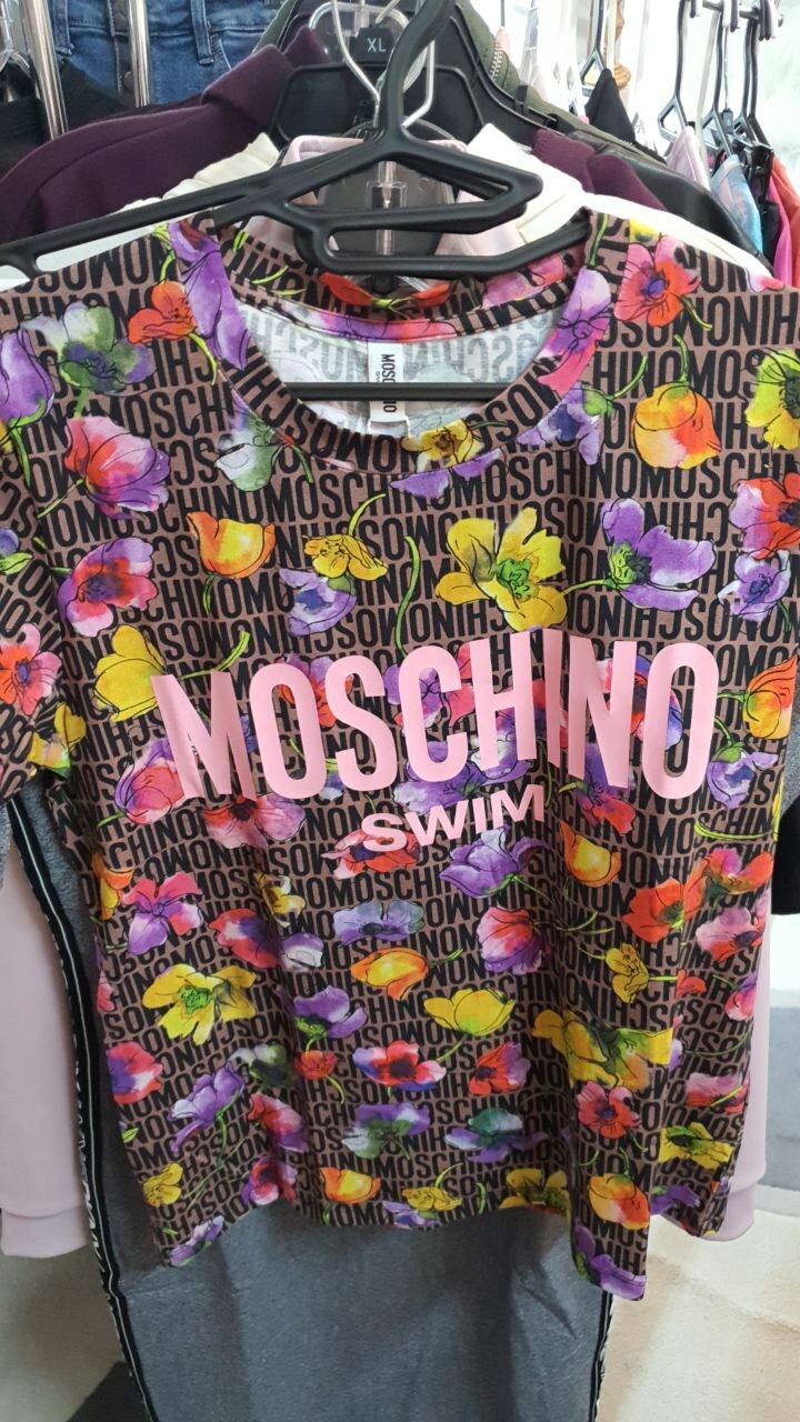[S] MOSCHINO FLORAL PRINT PULLOVER, PINK MULTI, 2T1908-2115-1102 (SM152)