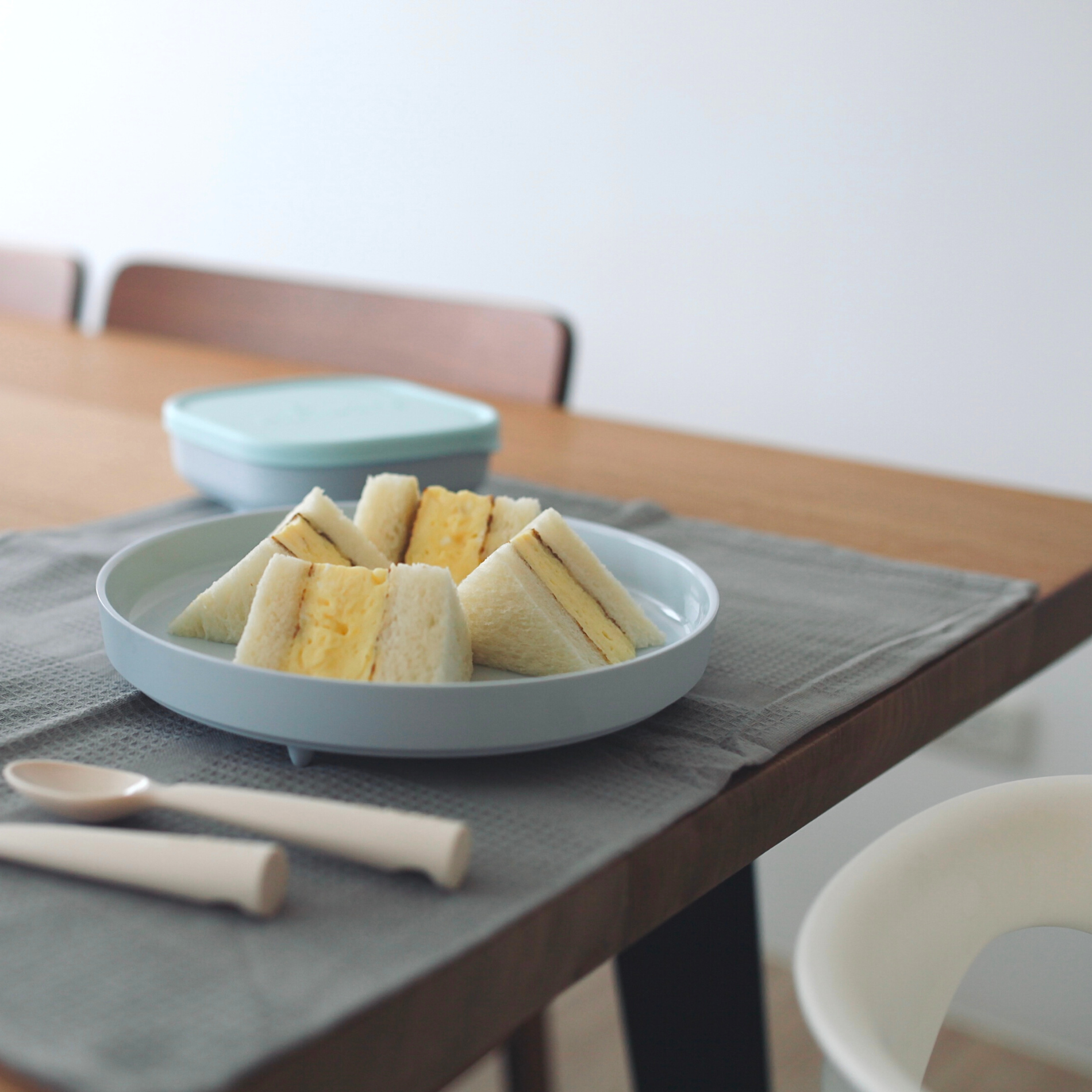 Sandwich Plate Set - Aqua