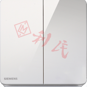 西門子 DELTA®arina 16AX 雙位單控開關掣 (冰川白/玫瑰金/永恆灰/香檳金/型啞黑)