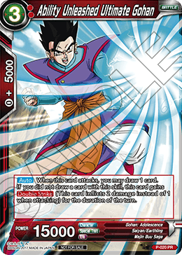 P-020 Ability Unleashed Ultimate Gohan