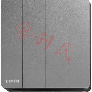 西門子 DELTA®arina 16AX 四位單控開關掣 (冰川白/玫瑰金/永恆灰/香檳金/ 型啞黑)