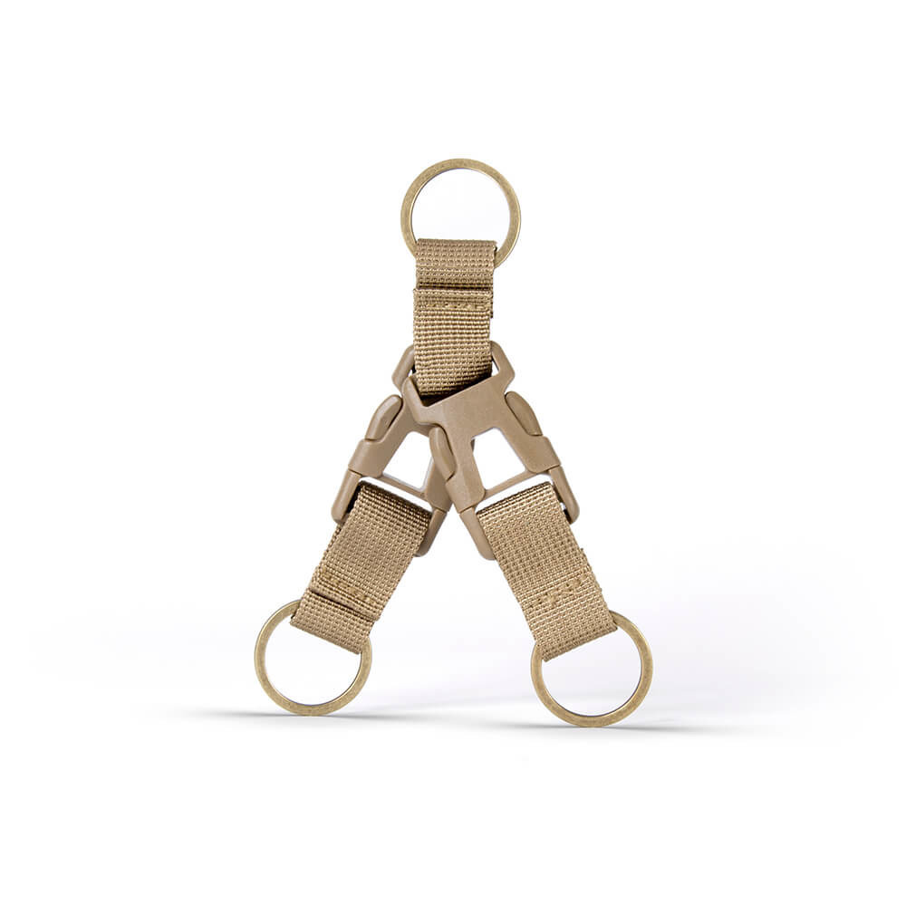 Bagrun 美軍可拆式雙叉扣鑰匙圈