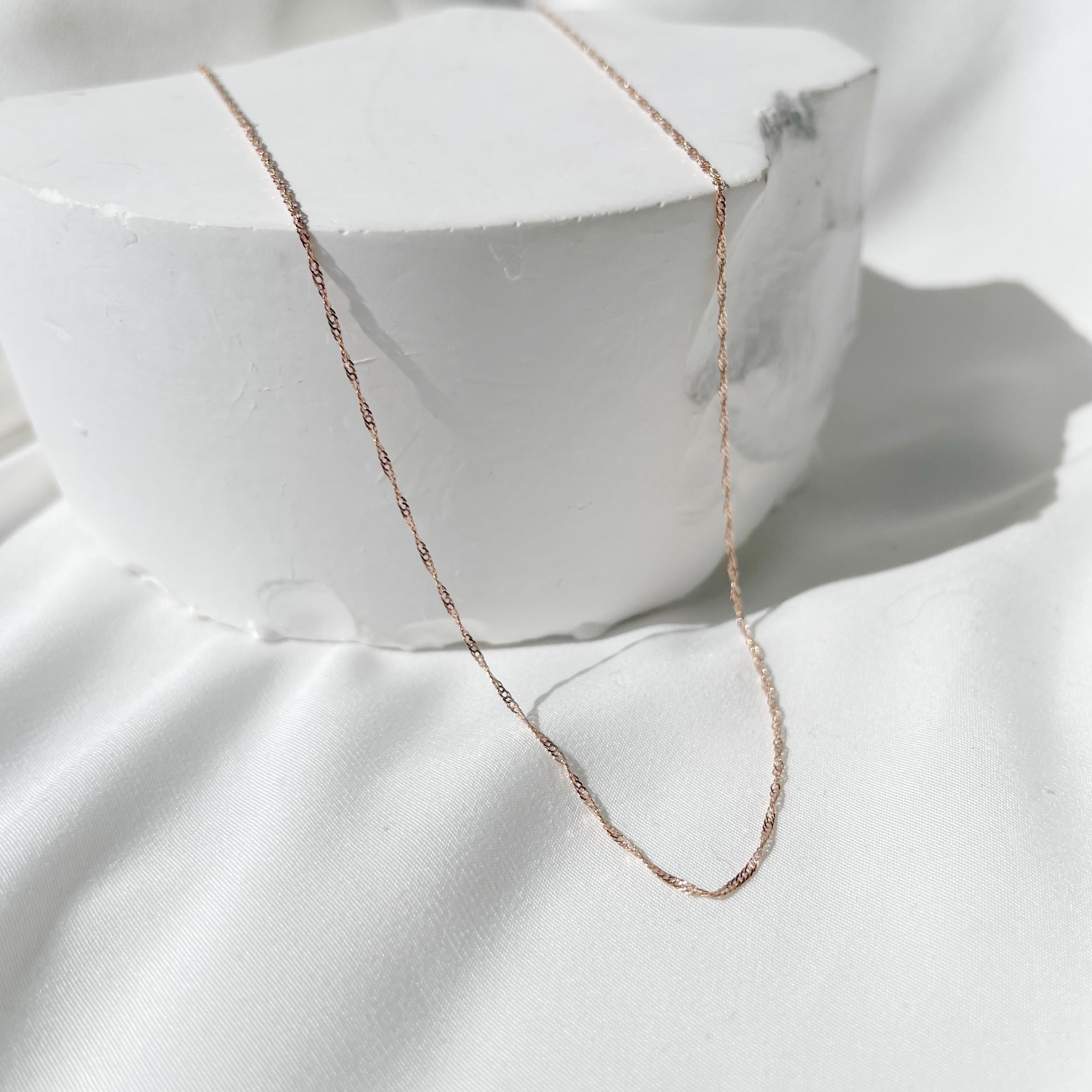 14K輕柔波紋Choker