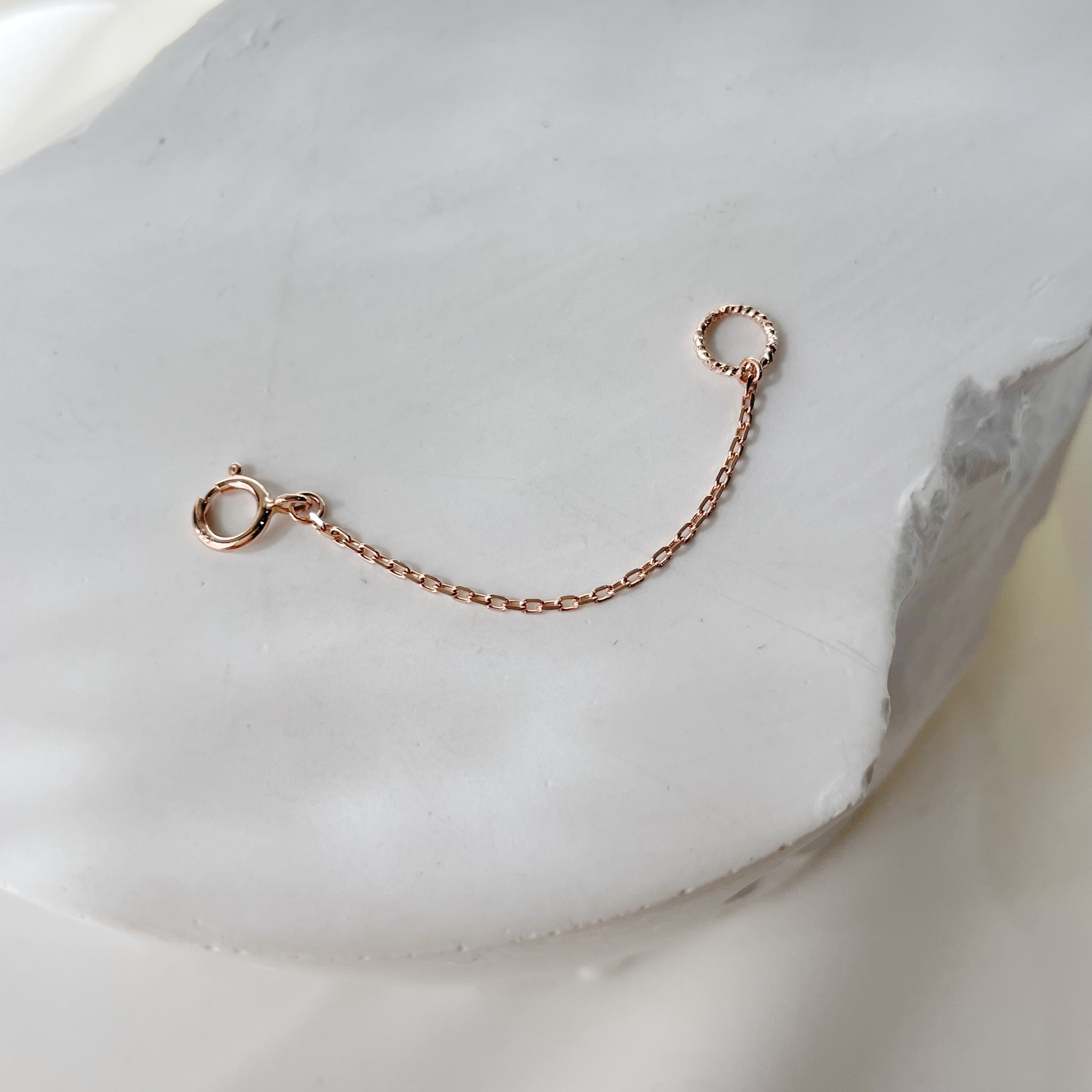 14K閃亮圈圈延長鍊