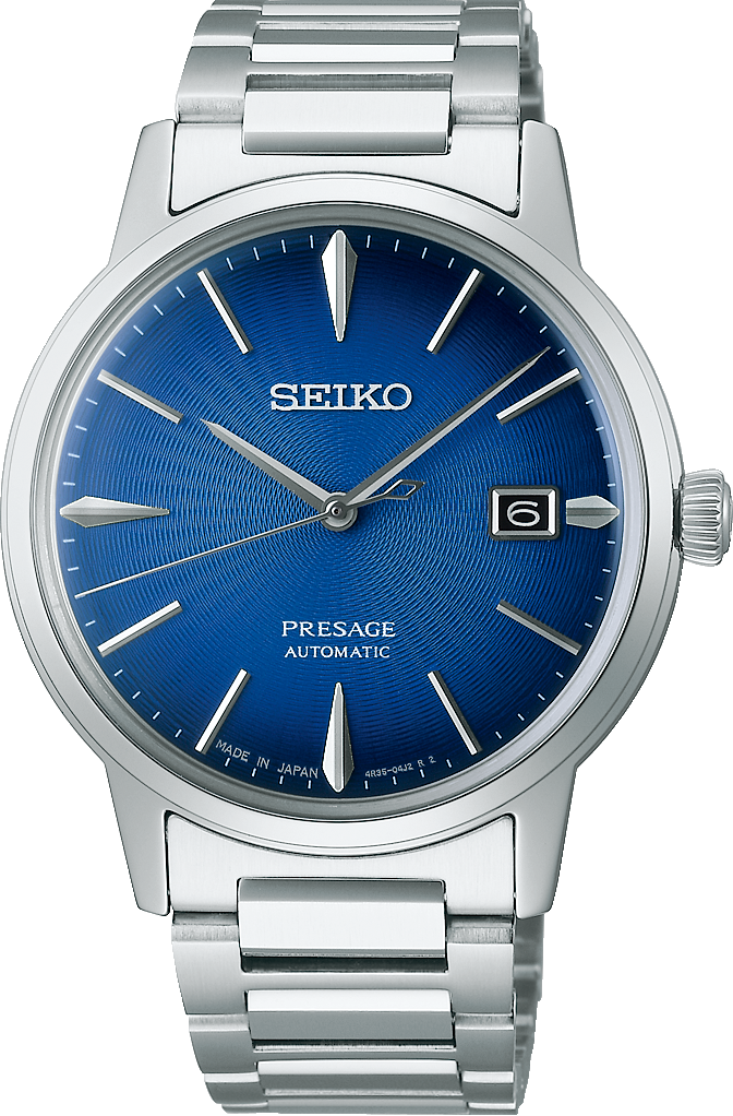 萬年鐘錶 - SEIKO Presage   藍面經典機械錶  SRPJ13J1  /  4R35-05E0B  錶徑39.5MM