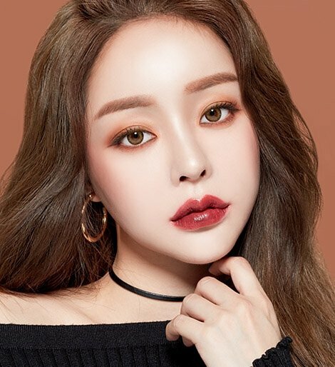 Lenstown Romantea Tokyo 每月拋棄彩妝隱形眼鏡｜每盒2片 ( Hazel Brown)