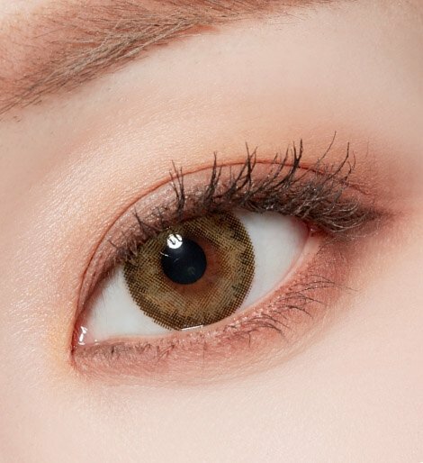 Lenstown Romantea Tokyo 每月拋棄彩妝隱形眼鏡｜每盒2片 ( Hazel Brown)