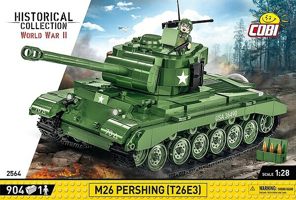 Cobi: WWII 2564 M26 Pershing (T26E3) (904pcs)
