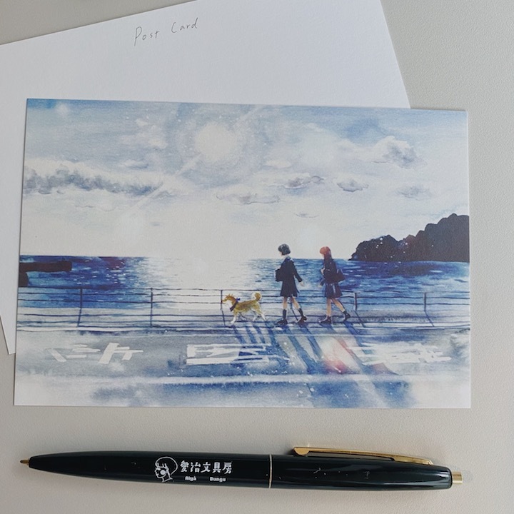 房総 旅行柴犬系列 明信片｜日本ACTIVE CORPORATION