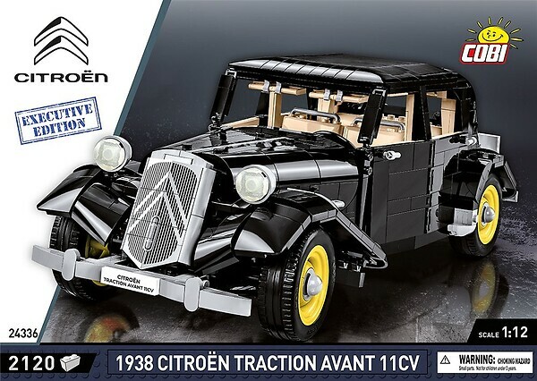 Cobi : Car 24336 Citroen Traction Avant 11CV 1938 - Executive Edition (2120pcs)