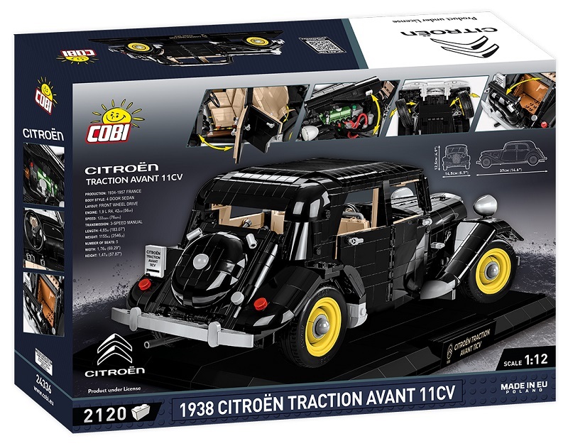 Cobi : Car 24337 1938 Citroën Traction Avant 11CV (1900pcs)