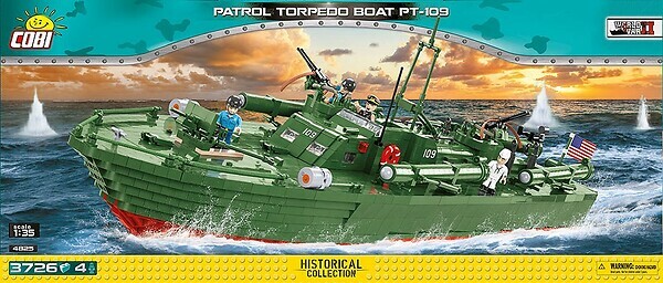 Cobi : WWII Ships 4825 Patrol Torpedo Boat PT-109 (3726pcs)