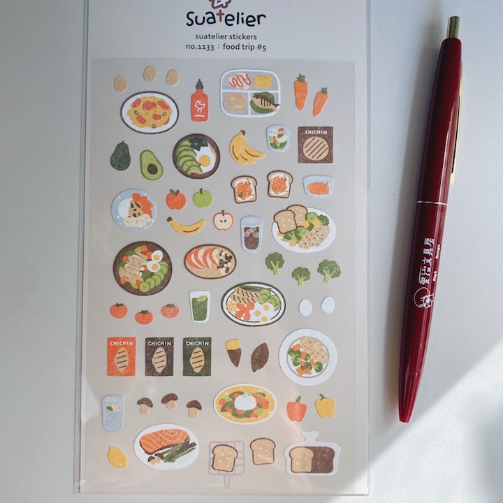 食物旅行 日常系列手帳貼紙#1133｜韓國Suatelier