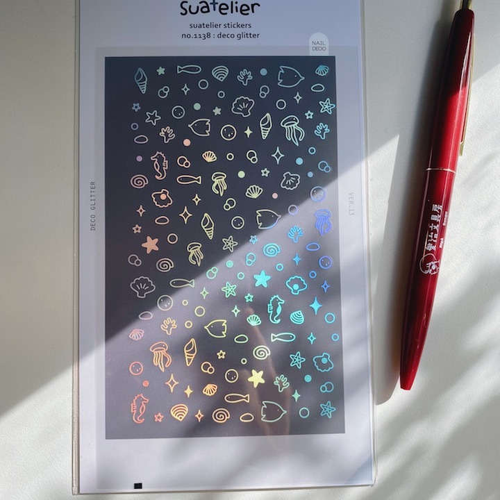 亮晶晶 日常系列手帳貼紙#1138｜韓國Suatelier