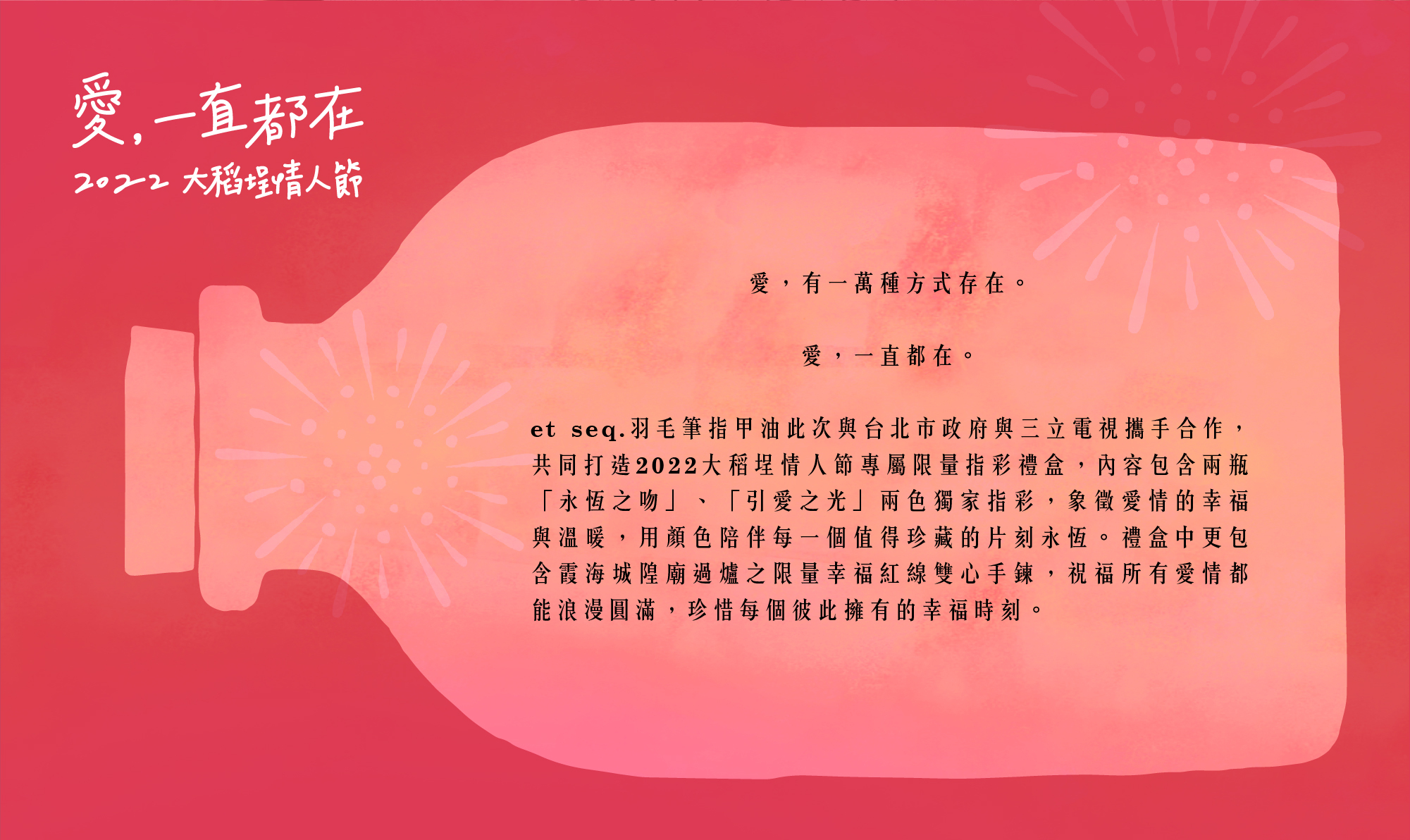 愛有一萬種方式存在,愛一直都在