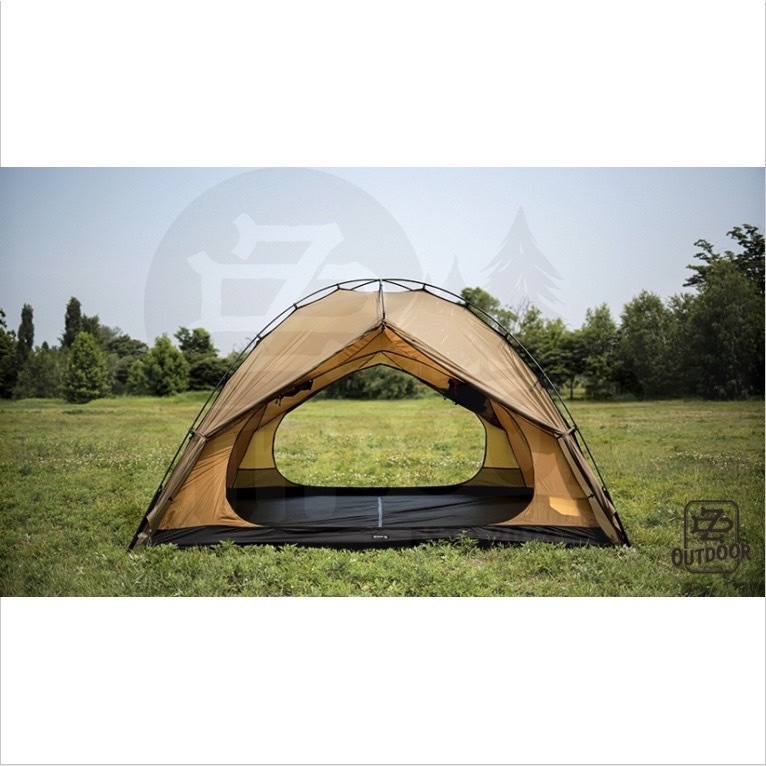 韓國 RADIANCE 4P EX 帳篷 沙色 四人帳 防撕裂尼龍 帳篷 露營