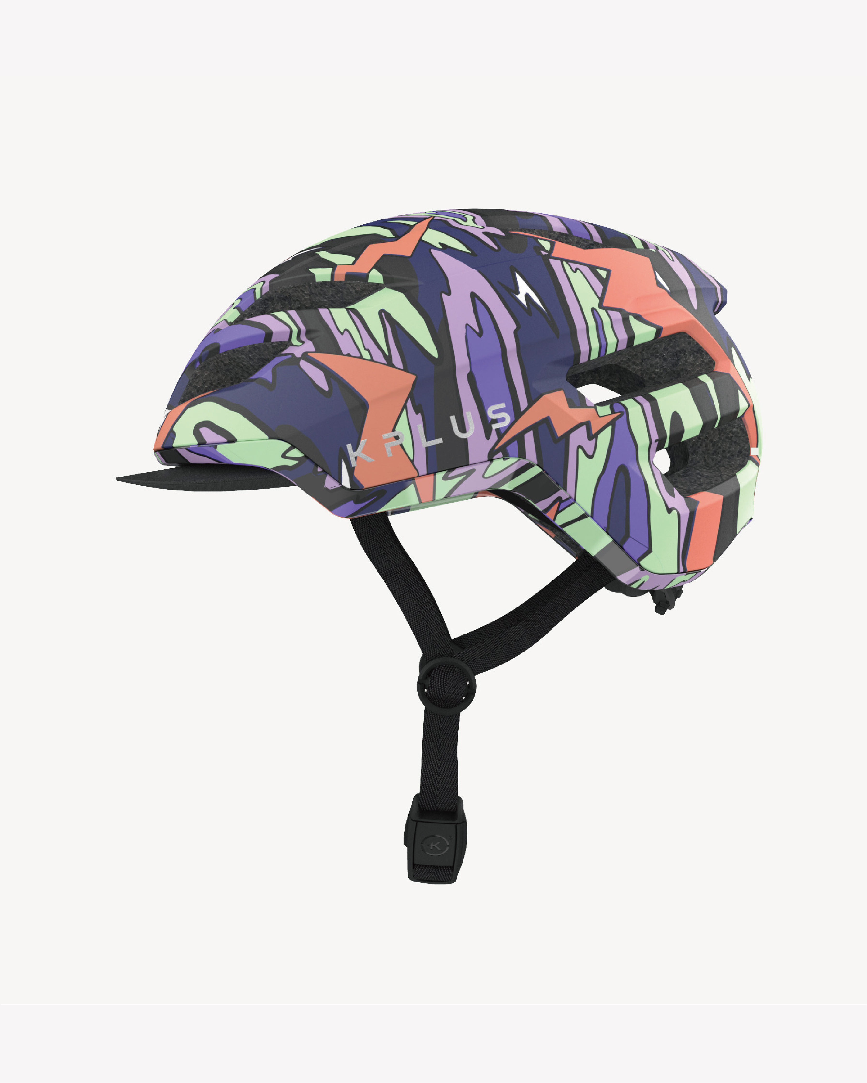 【KPLUS】RANGER 城市自行車安全帽 / 閃電霓虹