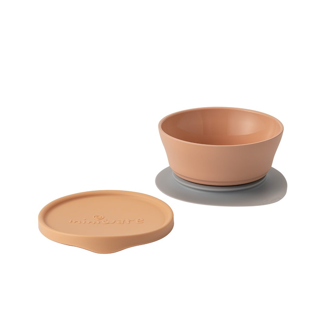 Miniware Cereal Bowl Set - Toffee/Toffee