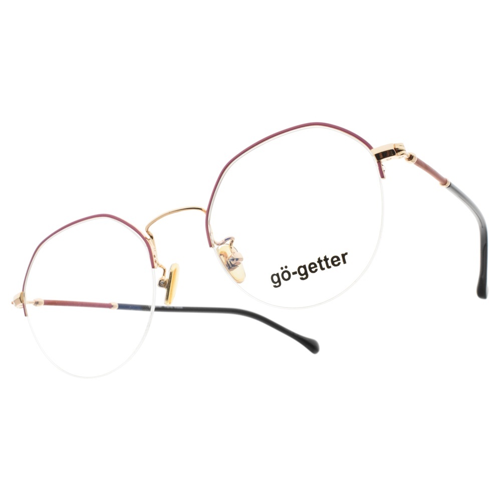 【Go-Getter】GO2047 GWI 古典知性半框光學眼鏡