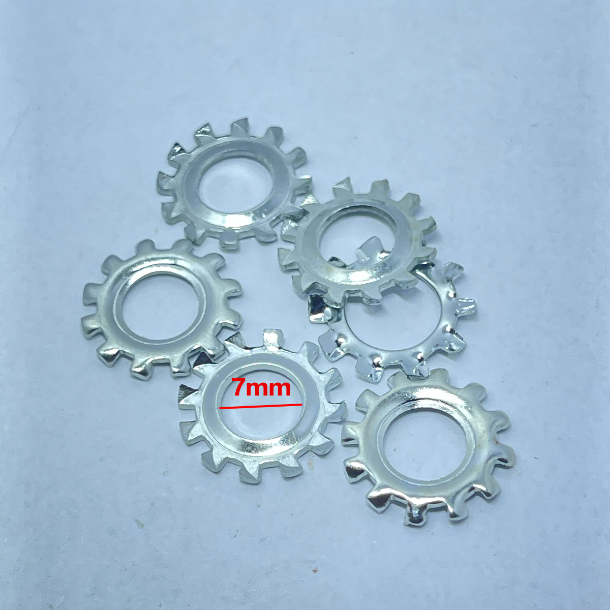 國產 外齒形 螺絲華司 特殊塗層 (內徑7.0mm)/(三個一組)