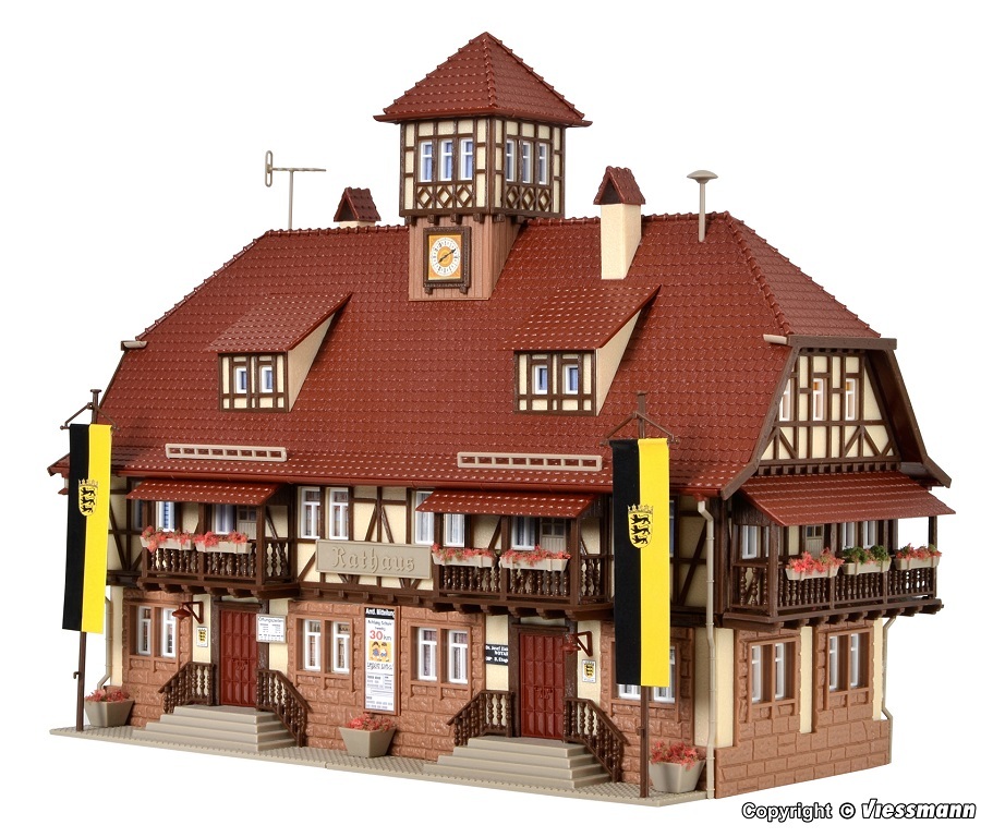 Vollmer 43690 HO scale, City hall Furstenberg .kit