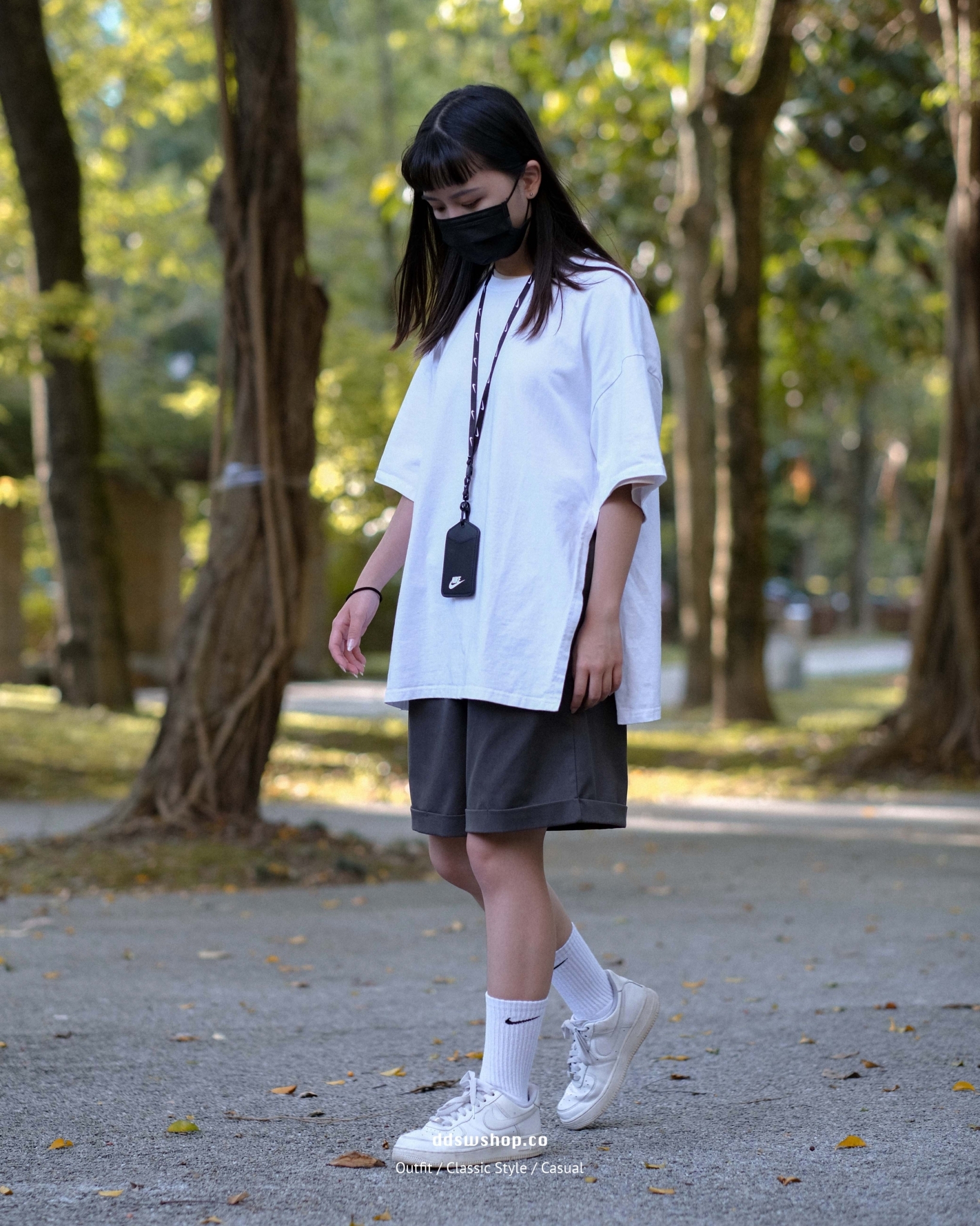 Nike ID Lanyard 識別證吊牌 名牌掛繩 證件套 DC3632-091