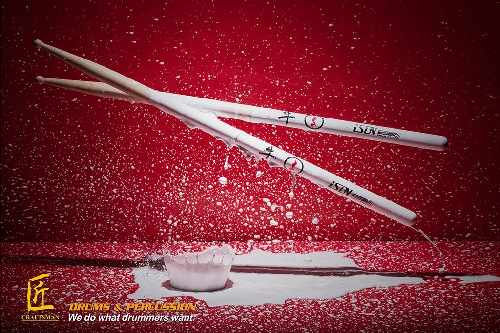 ISBN ISBN i-3S1 5A Drumsticks 濁水溪公社 阿牛胡湞筌簽名 防滑鼓棒 第 2 張圖片｜三峽鼓 / 打擊