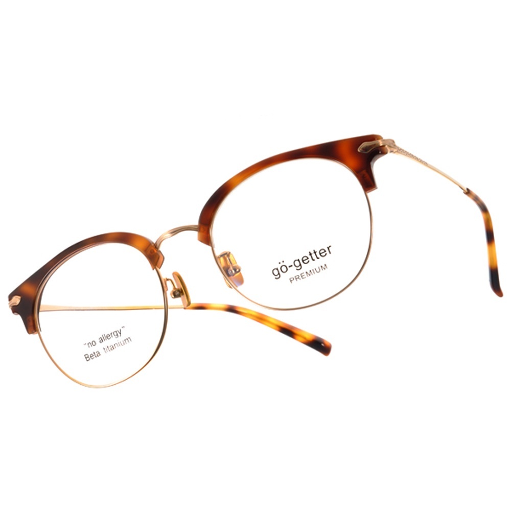 【Go-Getter】GO5001 C03 韓系潮流眉型圓框光學眼鏡