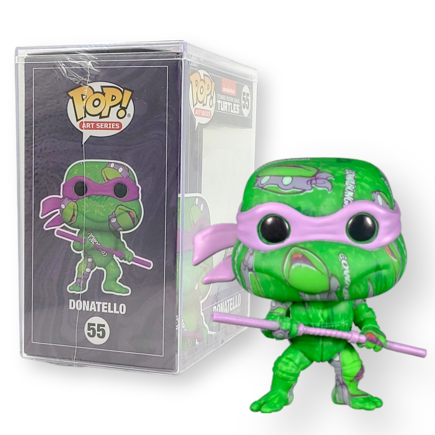FUNKO POP <忍者龜> Donatello(綠色藝術版)-No.55