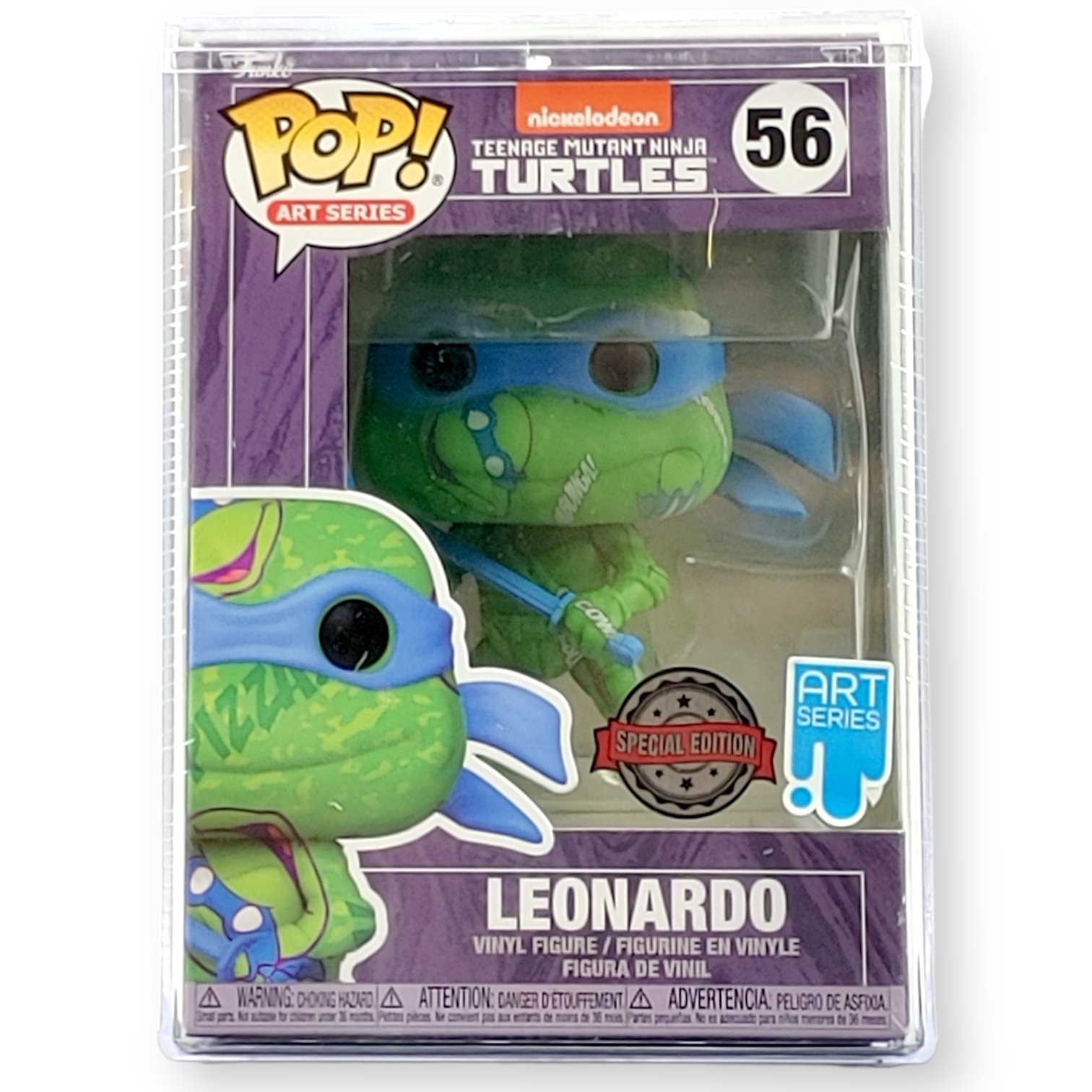 FUNKO POP <忍者龜> Leonardo(綠色藝術版)-No.56