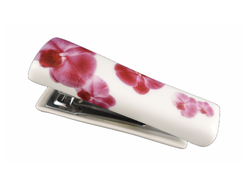 S04-蘭花陶瓷釘書機