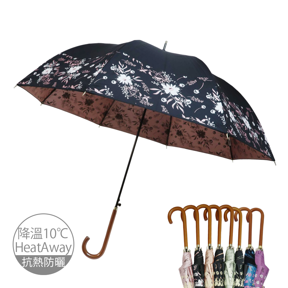 降溫10℃鈦奈米直傘鄉村雛菊_8色