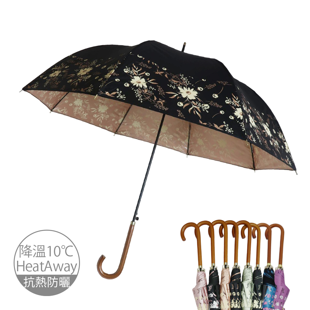 降溫10℃鈦奈米直傘鄉村雛菊_8色