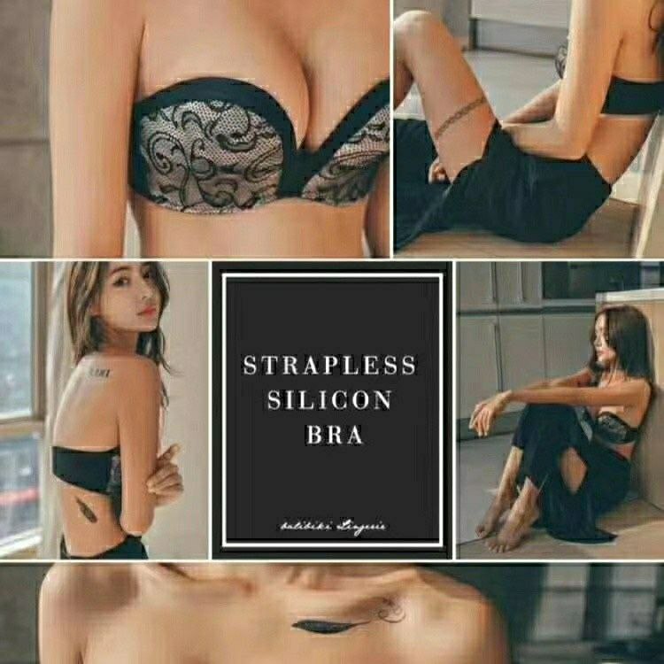 #3EQ004 (100628)   Strapless Silicon Bra